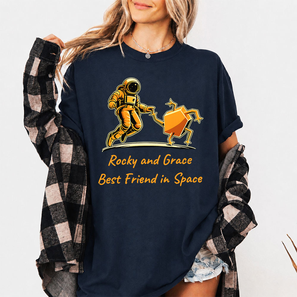 Grace Rocky Save Stars Sci Fi Book Lover Shirt – Project Hail Mary Reader Shirt Image 6 Grace Rocky Save Stars Sci Fi Book Lover Shirt – Project Hail Mary Reader Shirt 6