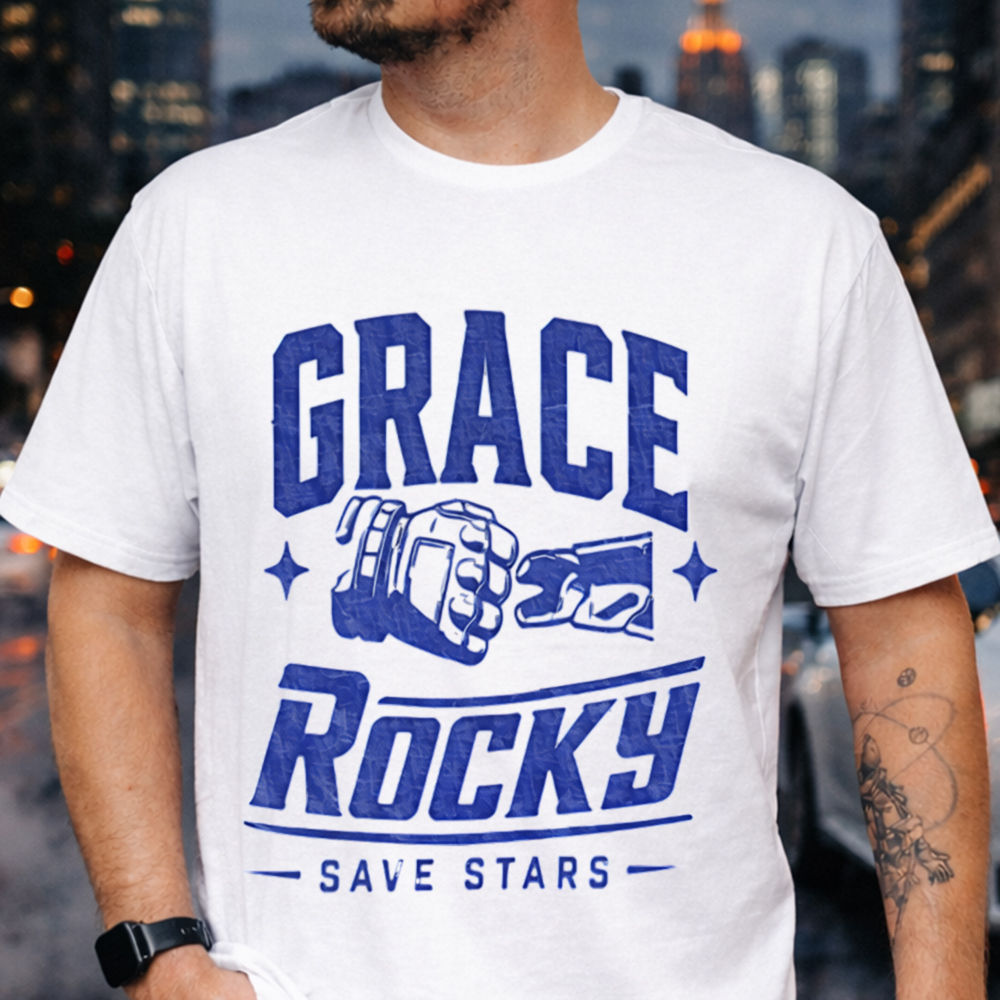 Grace Rocky Save Stars Shirt - Project Hail Mary Rocky Quote T-Shirt 2