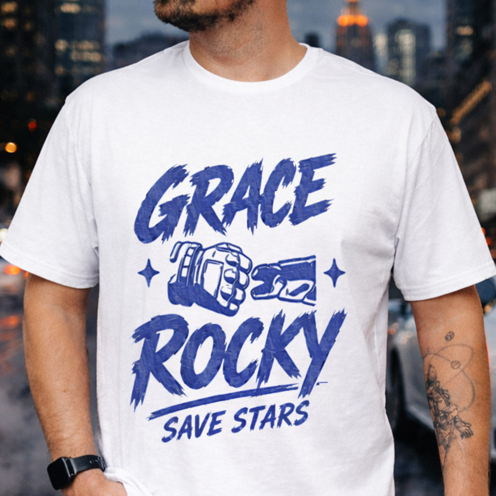Grace Rocky Save Stars Shirt - Project Hail Mary Space Mission Tee