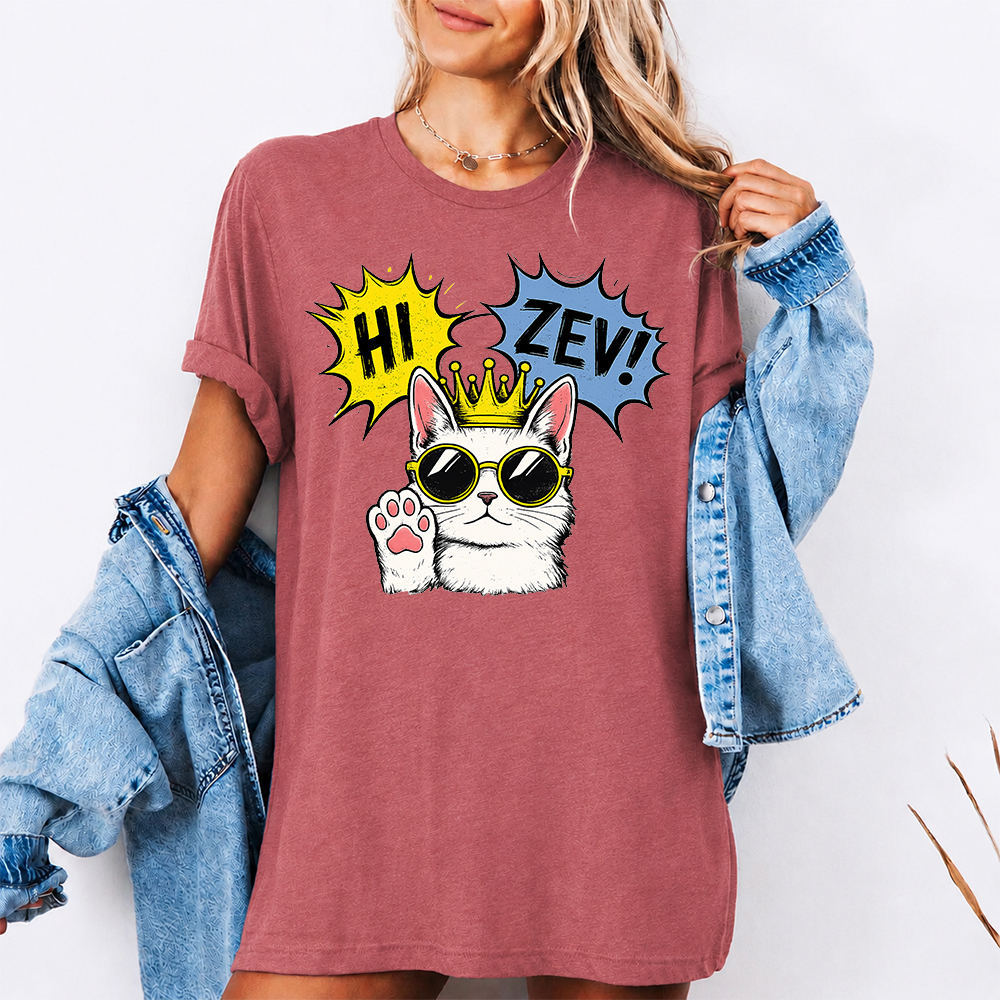 Hi Zev! Princess Donut Shirt – Dungeon Crawler Carl Cat Fan Image 4 Hi Zev! Princess Donut Shirt – Dungeon Crawler Carl Cat Fan 4