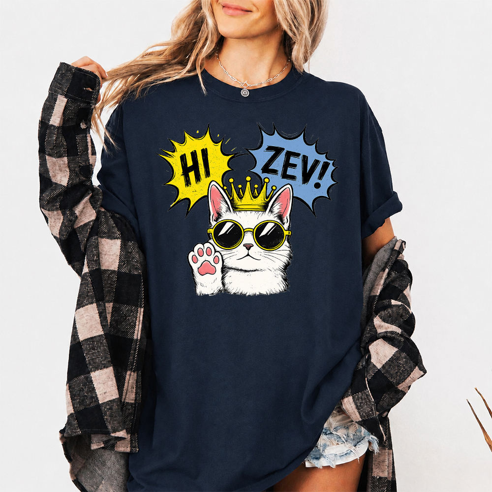 Hi Zev! Princess Donut Shirt – Dungeon Crawler Carl Cat Fan Image 6 Hi Zev! Princess Donut Shirt – Dungeon Crawler Carl Cat Fan 6