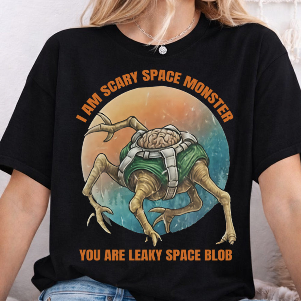 I Am Scary Space Monster Shirt - Project Hail Mary Rocky Quote Tee