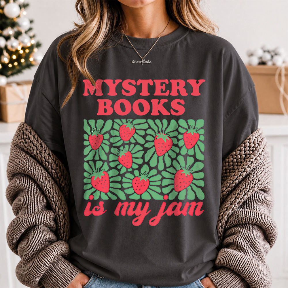 Mystery Books Are My Jam Mystery Reader Shirt 2
