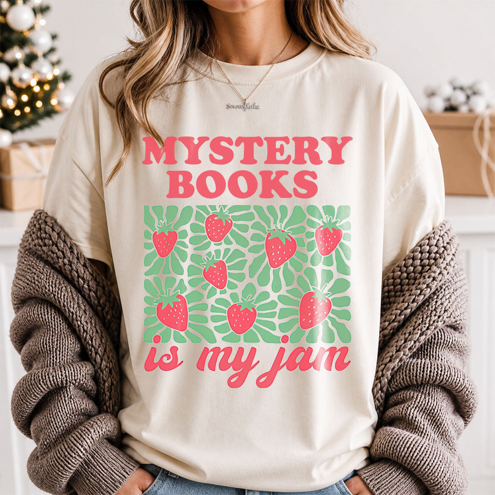 Mystery Books Are My Jam Mystery Reader Shirt