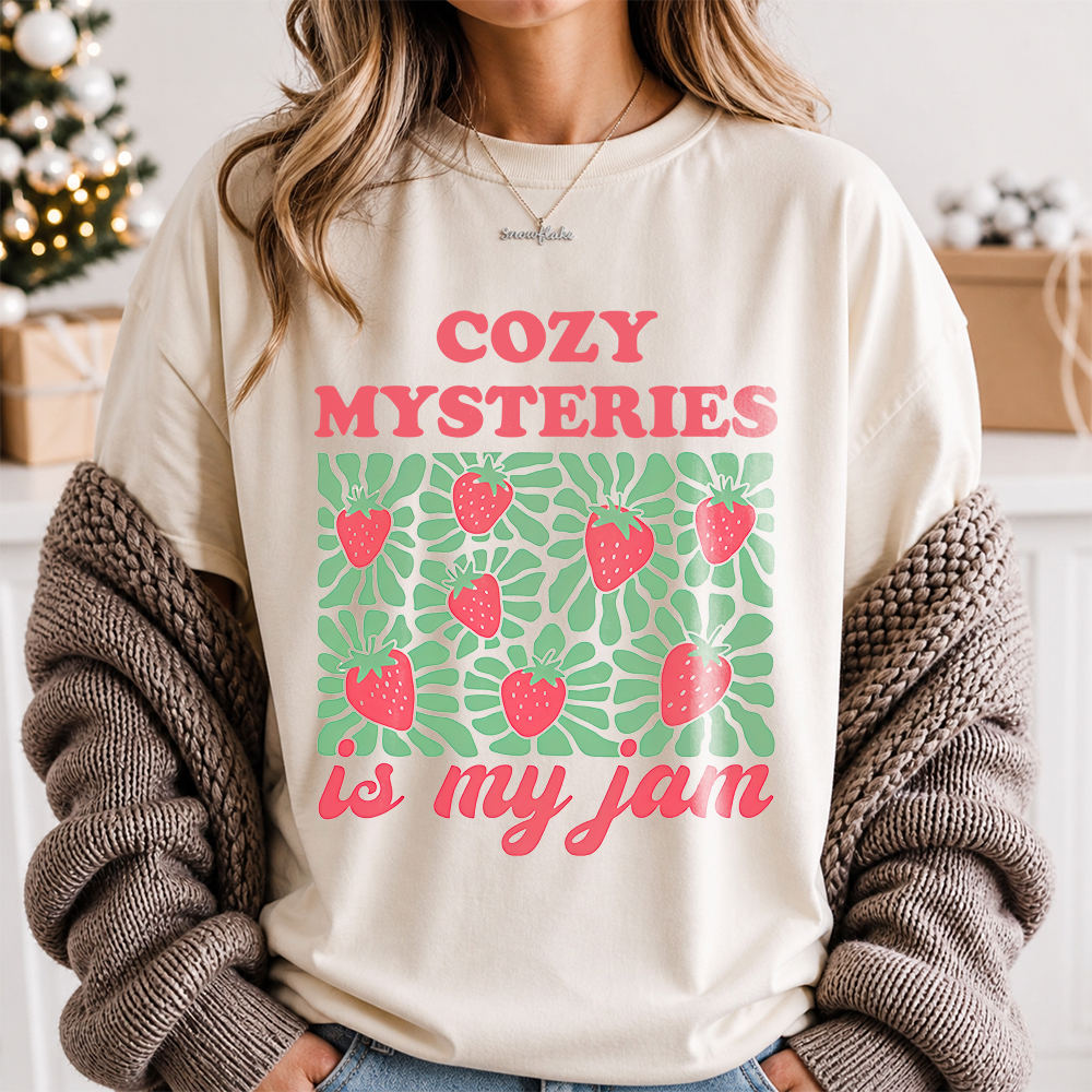Mystery Reader Shirt Cozy Mysteries Is My Jam Image 3 Mystery Reader Shirt Cozy Mysteries Is My Jam 3
