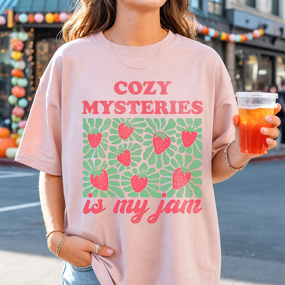 Mystery Reader Shirt Cozy Mysteries Is My Jam Image 6 Mystery Reader Shirt Cozy Mysteries Is My Jam 6