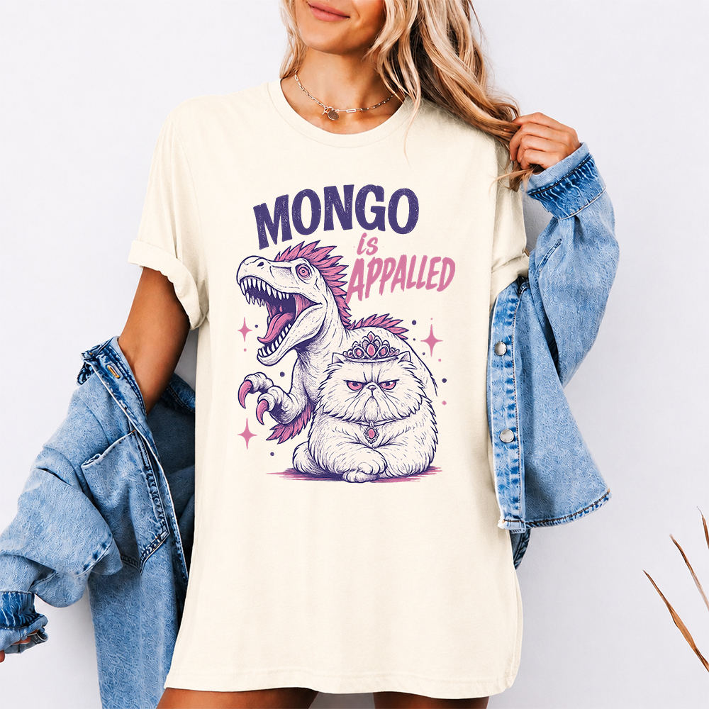 Princess Donut Mongo Is Appalled Shirt – Funny LitRPG Cat Graphic Tee