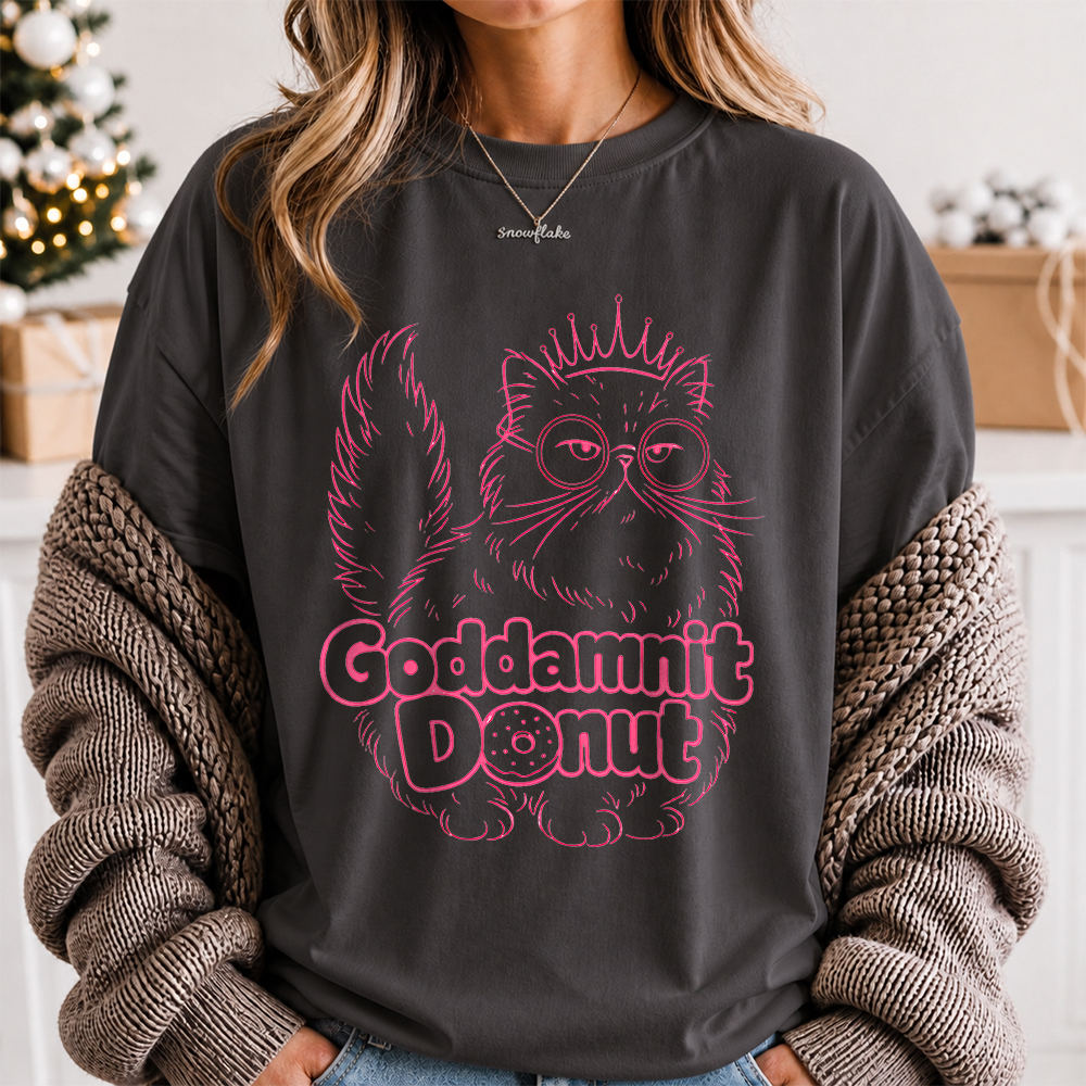 Princess Donut Shirt – Royal Cat Graphic Tee for Dungeon Crawler Carl Fans 2