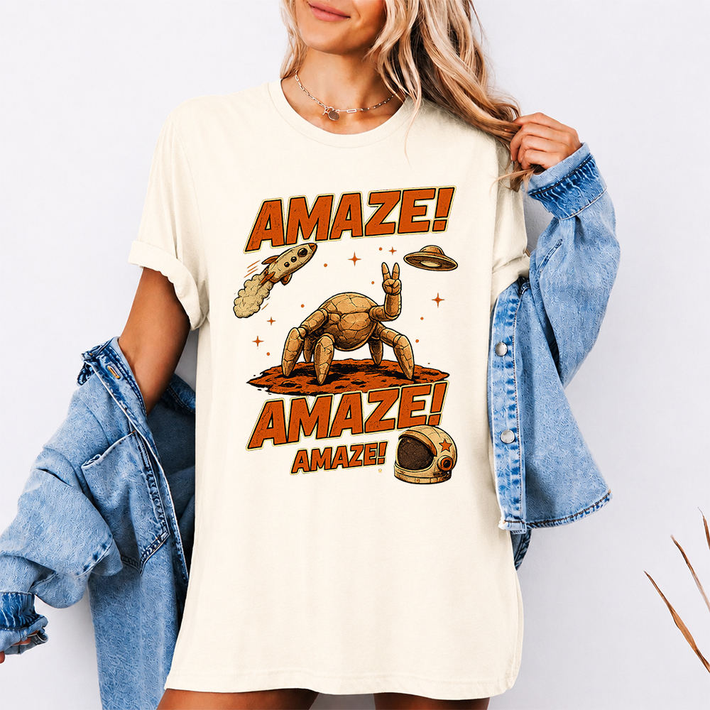 Rocky Amaze Graphic Tee, Grace Rocky Save Stars Shirt – Project Hail Mary Fan Shirt