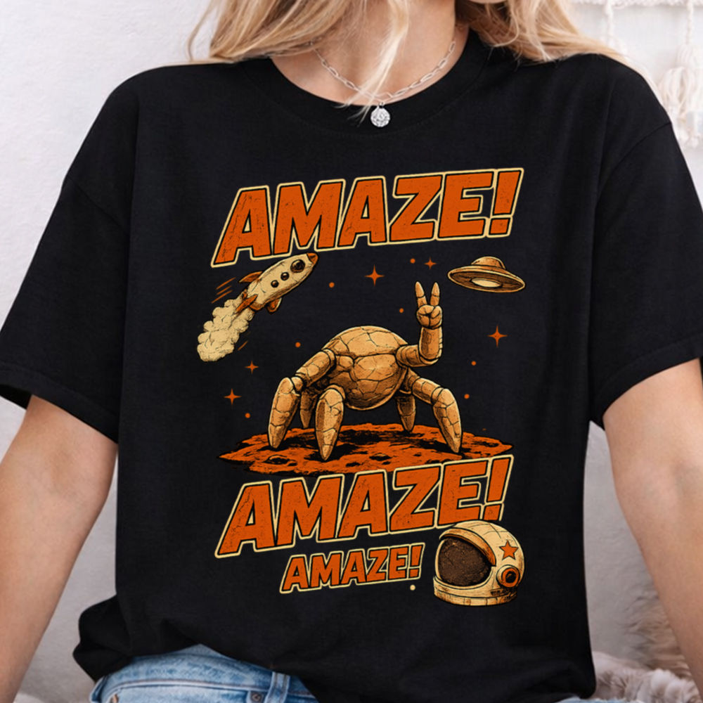 Rocky Amaze Graphic Tee, Grace Rocky Save Stars Shirt – Project Hail Mary Fan Shirt 2