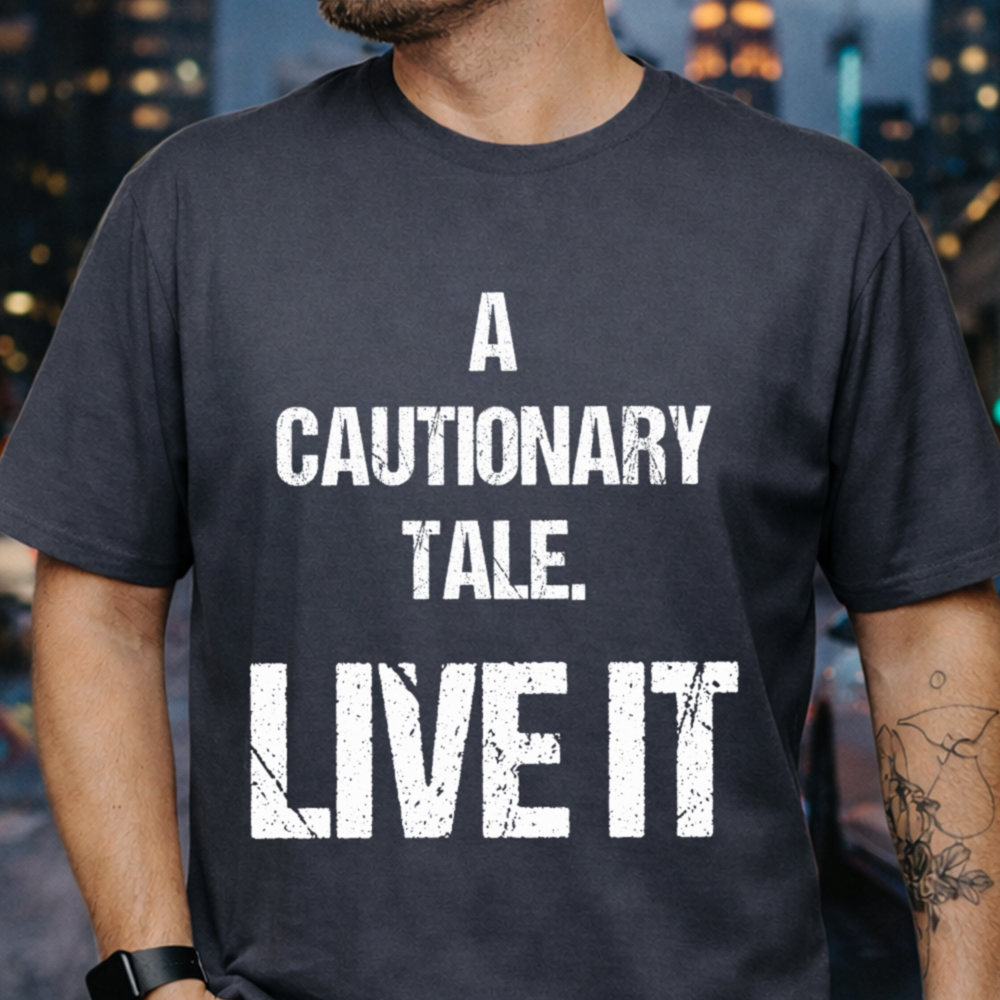Sarcastic Dark Humor T-Shirt - A Humorous Take On Life's Lessons And