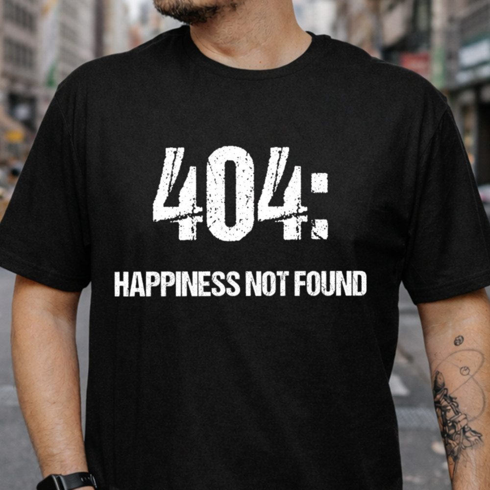 Sarcastic Dark Humor T-Shirt - A Humorous Take On The Concept Of Missing