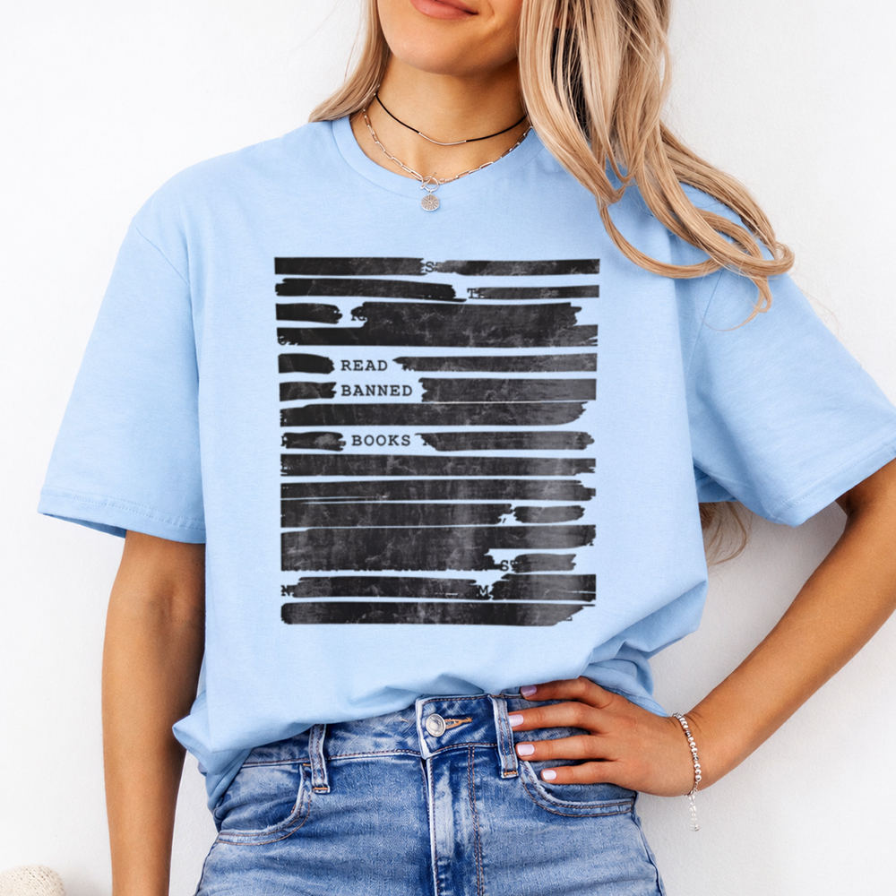 Vintage Book Lover T-Shirt – Read Banned Books Image 4 Vintage Book Lover T-Shirt - Read Banned Books 4
