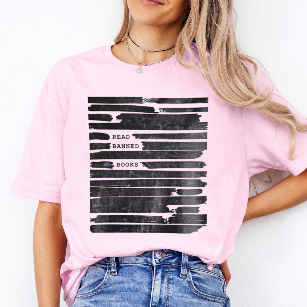 Vintage Book Lover T-Shirt – Read Banned Books Image 5 Vintage Book Lover T-Shirt - Read Banned Books 5